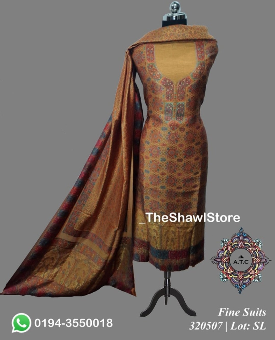 Chanderi Silk Salwar Suits Online - Chanderi Fabric Ethnic Wear for Women