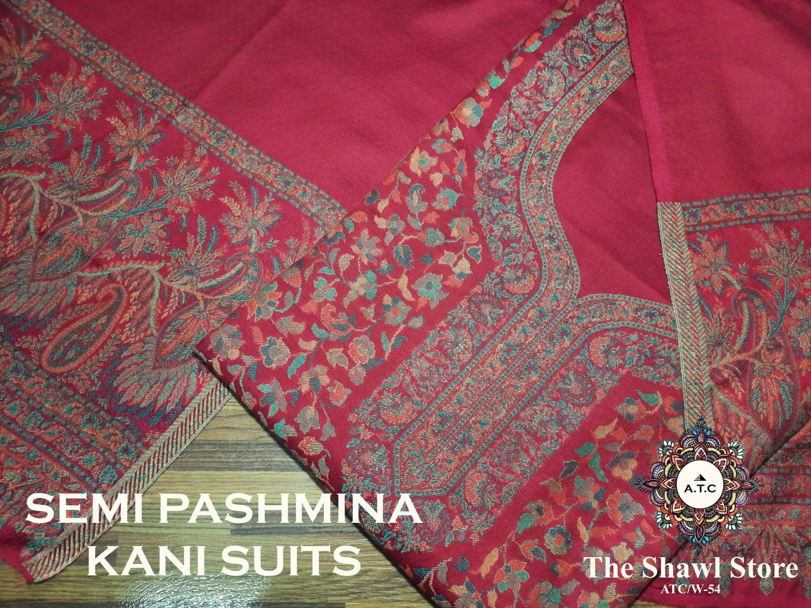 Woollen Kashmiri Embroidery Salwar Suit Material – Fiza Fashions