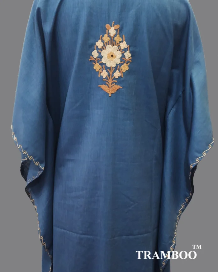 IMG 20240718 175240 186 Embrace comfort and style with this beautiful Kaftan Dress by The Shawl Store. Made from lightweight fine cotton, this dress is ideal for hot summer days when you want to look and feel cool. The flowy silhouette and intricate prints make it a versatile piece for any occasion.