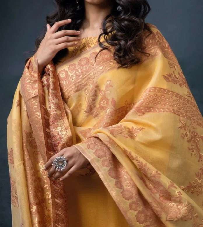 Kashmiri Bridal Shalwar Suit with Dupatta